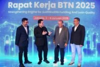 Rapat Kerja (Raker) BTN tahun 2025 di Jakarta, Jumat (3/1/2024). (Dok BTN)