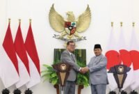 Konferensi pers Presiden RI, Prabowo Subianto usai pertemuan dengan PM Jepang Shigeru Ishiba, di Istana Bogor. (Dok. Tim Media Prabowo)
