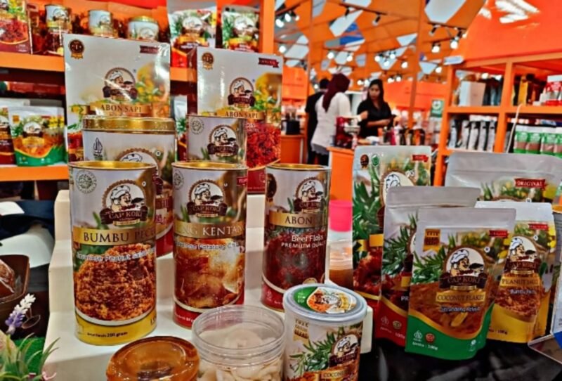 Abon Cap Koki, salah satu merek makanan khas Purbalingga yang berpartisipasi dalam gelaran BRI UMKM EXPO(RT) 2025. (Dok. BRI)