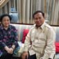 Pertemuan Presiden Prabowo Subianto dengan mantan Presiden Megawati Soekarnoputri. (X.com @bang_dasco)

