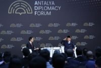 Presiden RI Prabowo Subianto dalam Forum Diplomasi Antalya 2025 di Turki. (Dok. Tim Media Prabowo)