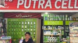 Dari toko pulsa, Sony Pranata sukses bangun 10 gerai AgenBRILink di Lahat. Kisah inspiratif ini buktikan peran AgenBRILink dorong inklusi keuangan dan ekonomi desa. (Dok. BRI)