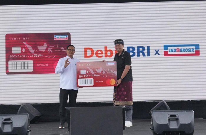 Peluncuran resmi Kartu Debit Co-Branding BRI – Indogrosir di Gianyar, Bali, jadi bukti nyata sinergi mendukung UMKM dan ritel modern. (Dok. Bank BRI)