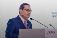 1. Chief Economist Danantara, Reza Yamora Siregar, memaparkan strategi dorong ekonomi RI hingga 7 persen. (Instagram.com @danantara.indonesia)