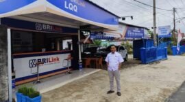 Dari kontainer sederhana, kini jadi ruko nyaman! Kisah inspiratif AgenBRILink LQQ di Bengkulu Utara yang sukses berdayakan pemuda setempat. (Dok. BRI)