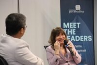 Shinta W. Kamdani ungkap strategi Indonesia Incorporated untuk atasi 7,8 juta pengangguran dan dorong ekonomi berkelanjutan. (Dok. Universitas Paramadina)

