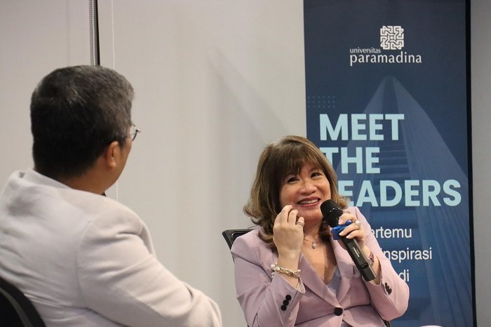 Shinta W. Kamdani ungkap strategi Indonesia Incorporated untuk atasi 7,8 juta pengangguran dan dorong ekonomi berkelanjutan. (Dok. Universitas Paramadina)

